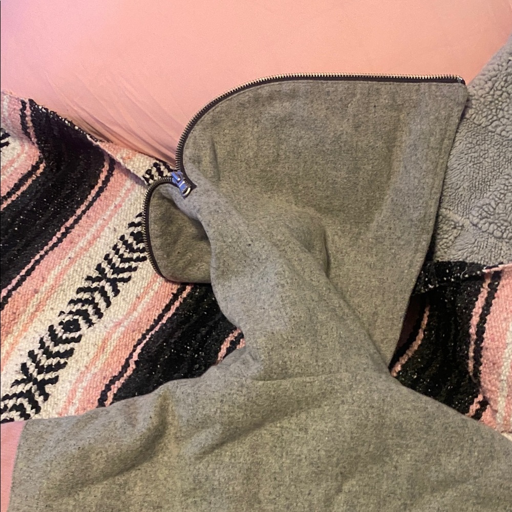 Gray and Pink Varsity Jacket - Picture 6 of 10